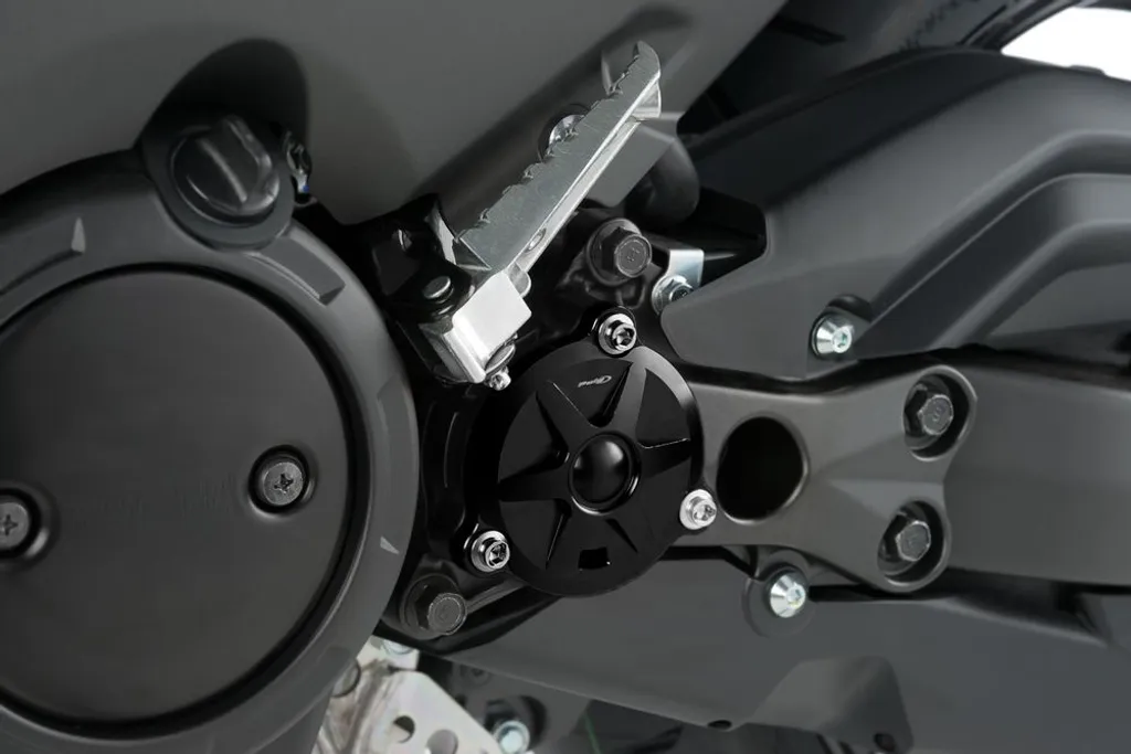 Sabot moteur PUIG 8502N pour YAMAHA T-MAX 530 - Protection Noir Mat