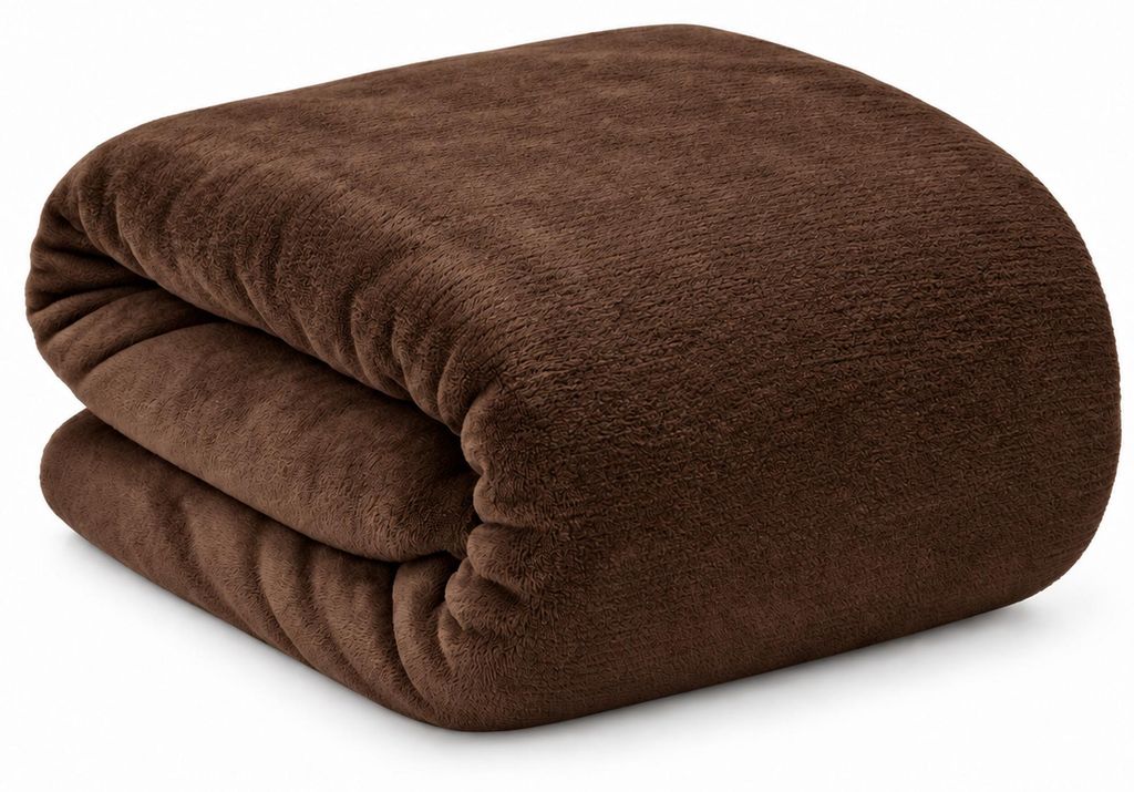 Beautissu Aurelia Kuscheldecke Dunkelbraun, 150x200cm Produktbild 