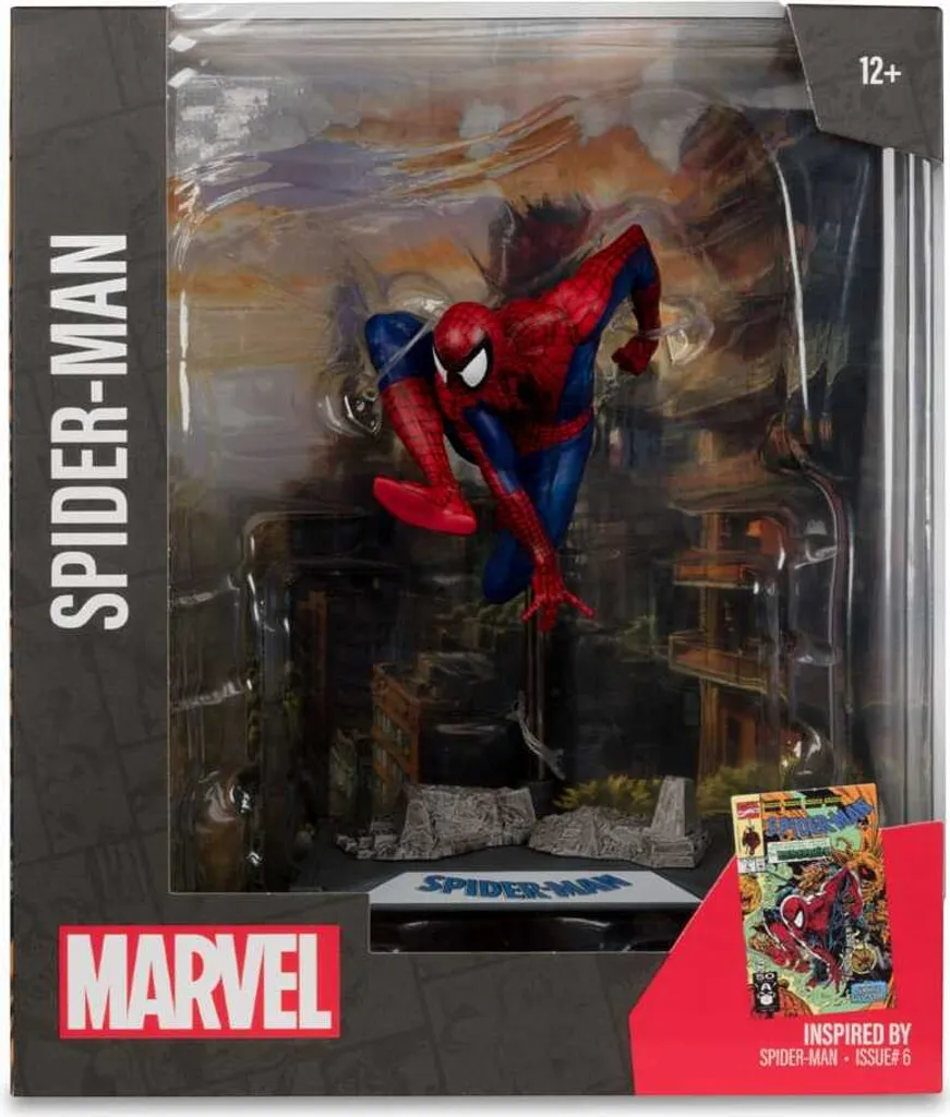 Miniature Marvel Spider-Man PVC 9cm #6 - Statue Iron Studios 1/10 - 5