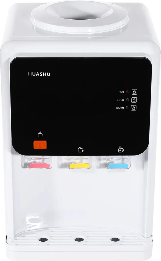Fontaine eau chaude et froide sécurité enfant design Blanc pur 20L