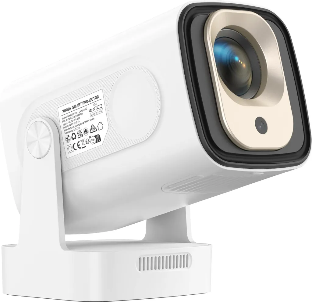 Projecteur sans fil 4K à haute luminosité avec correction automatique