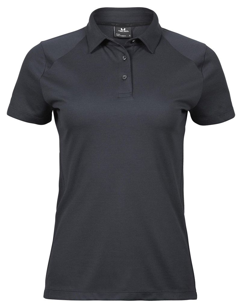 Tee Jays - "Luxury" Poloshirt für Damen - Sport FK919 (2XL) (Dunkelgrau)