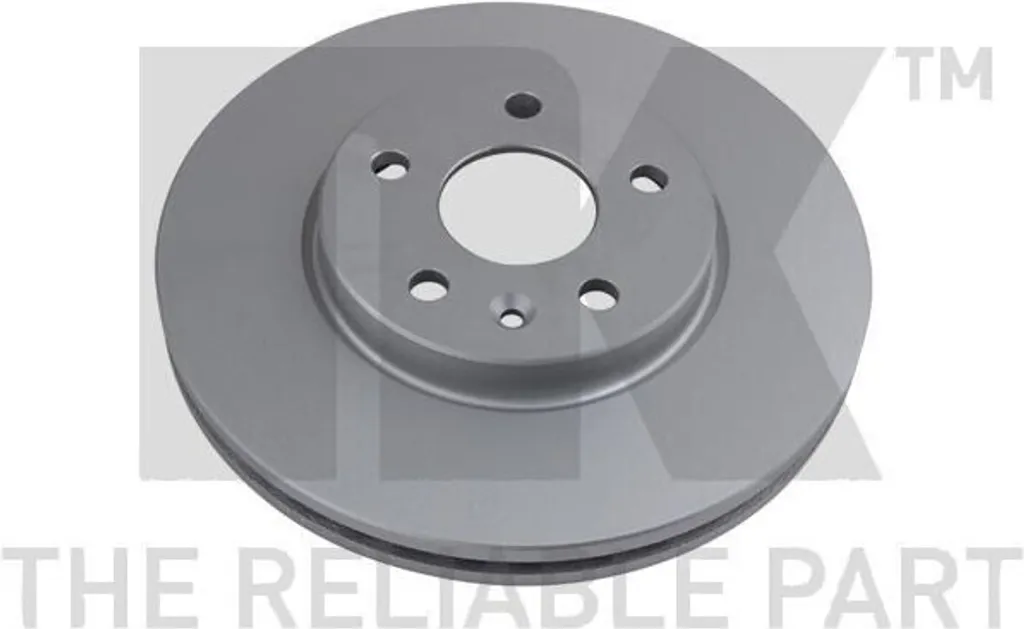 Jeu de 2 Disques de Frein Avant Ventilés 276mm pour Opel Astra J P10