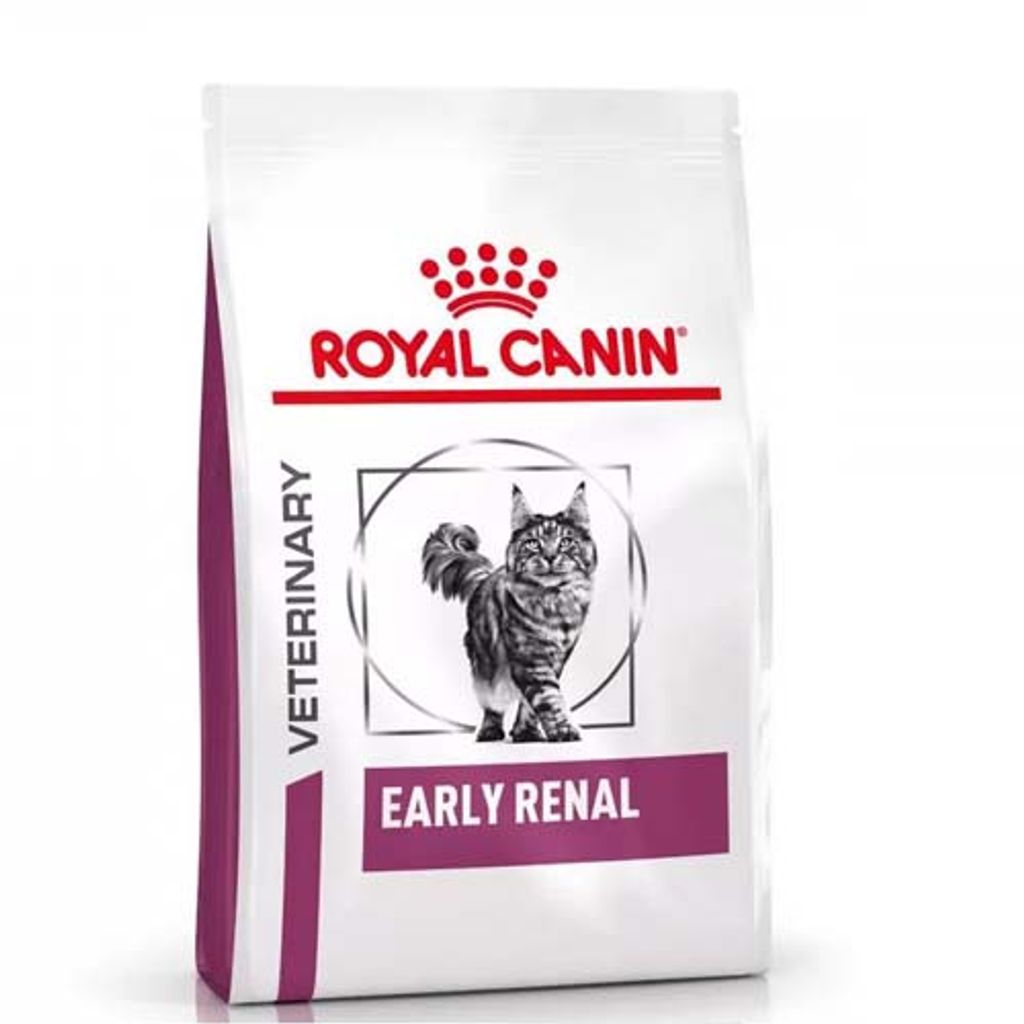 A bag of Royal Canin veterinary cat food.