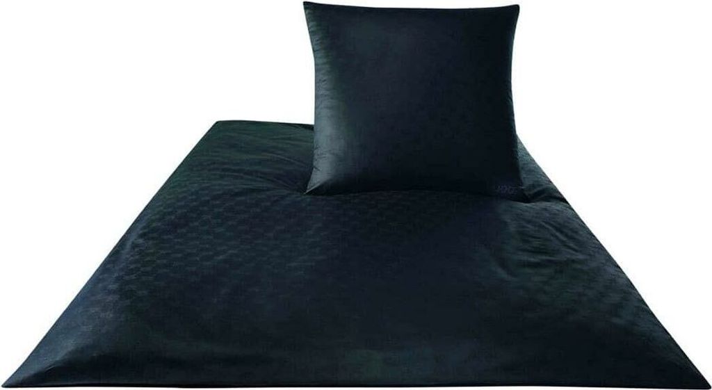 JOOP! Mako-Satin-Kissenbezug einzeln Cornflower Farbe schwarz Größe 70x90