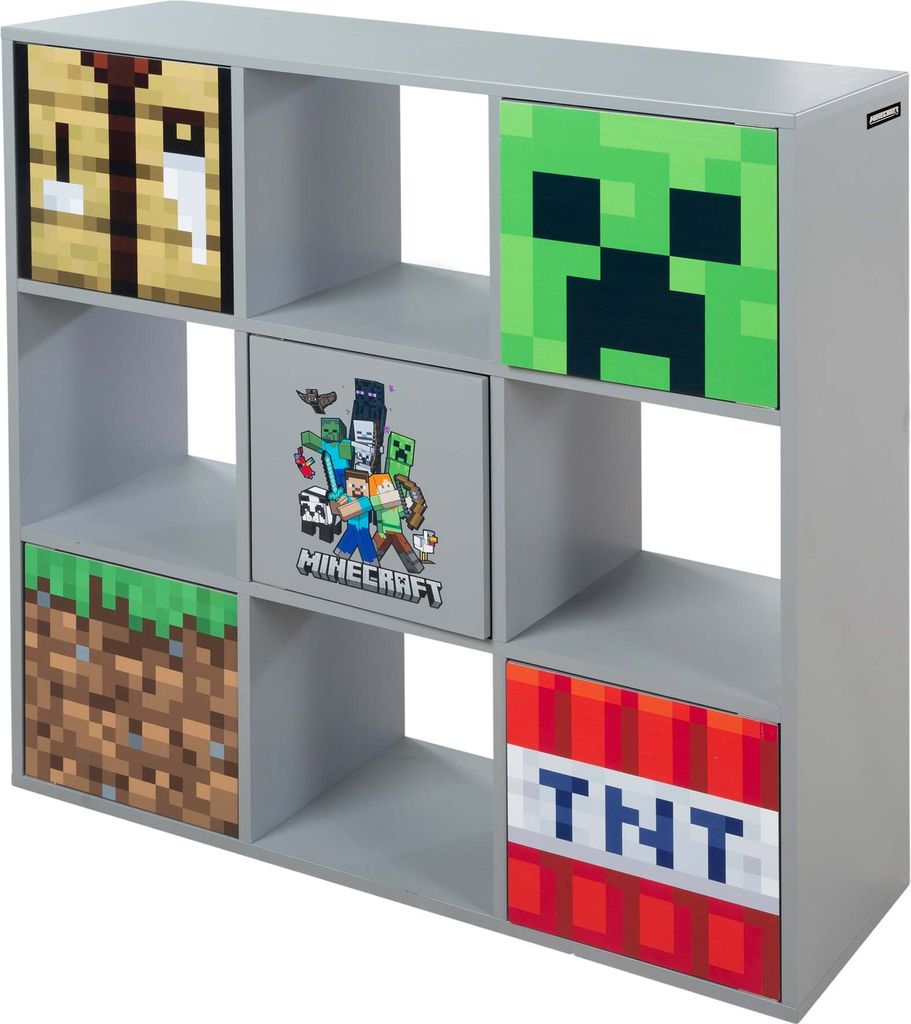MINECRAFT - Scaffale 3x3, divisorio con scomparti aperti e Immagine del prodotto 