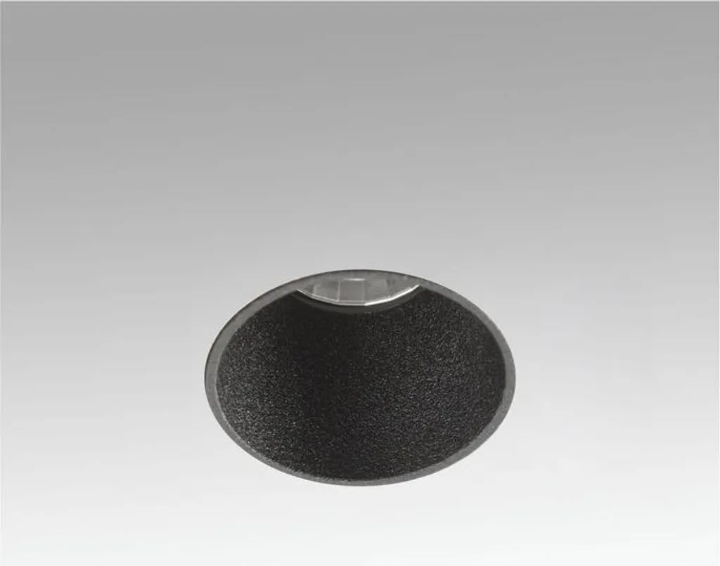 Fox LED Downlight Senza Cornice Nero: Faretto Trimless da Incasso