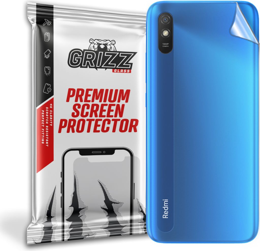 Folie auf der Rückseite GrizzGlass SatinSkin für Xiaomi Redmi 9AT