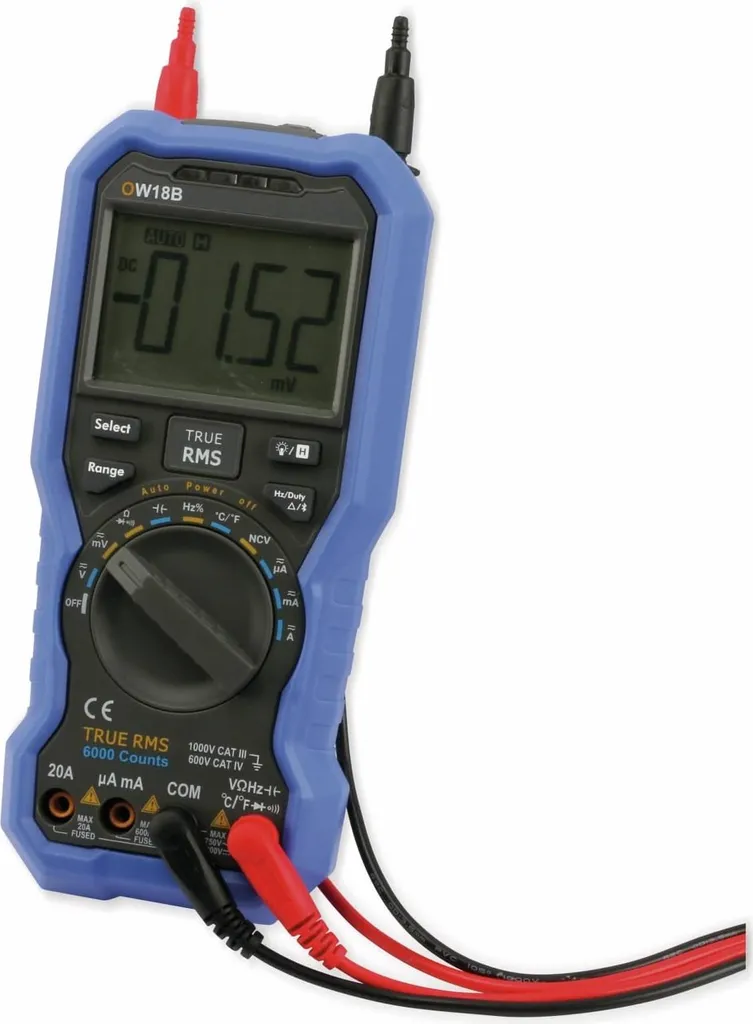 Multimètre True RMS Bluetooth OW18B pour corriger les pannes complexes