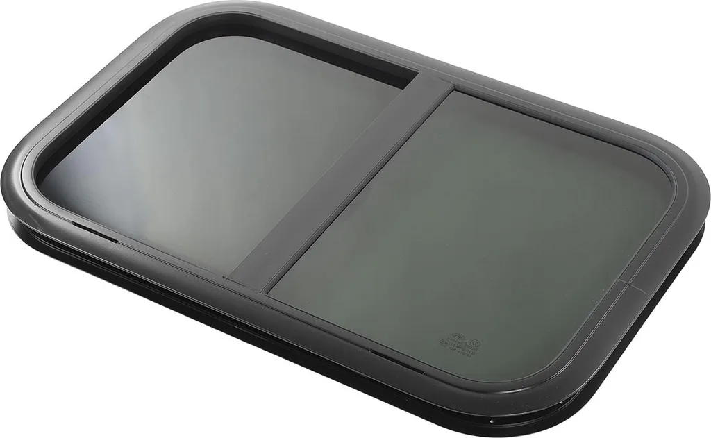 Fenêtre Latérale pour Van Aménagé Étanche et Anti-UV Noir 23,6x11,8 po