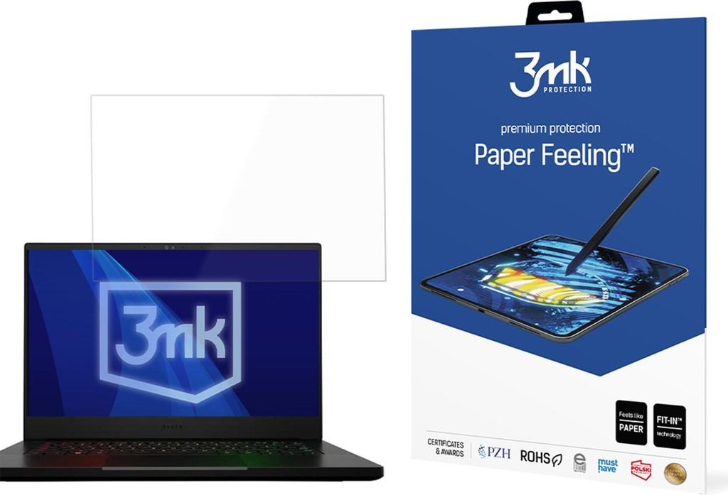 3mk Display Schutzfolie Paper Feeling für RAZER Blade 14 transparent