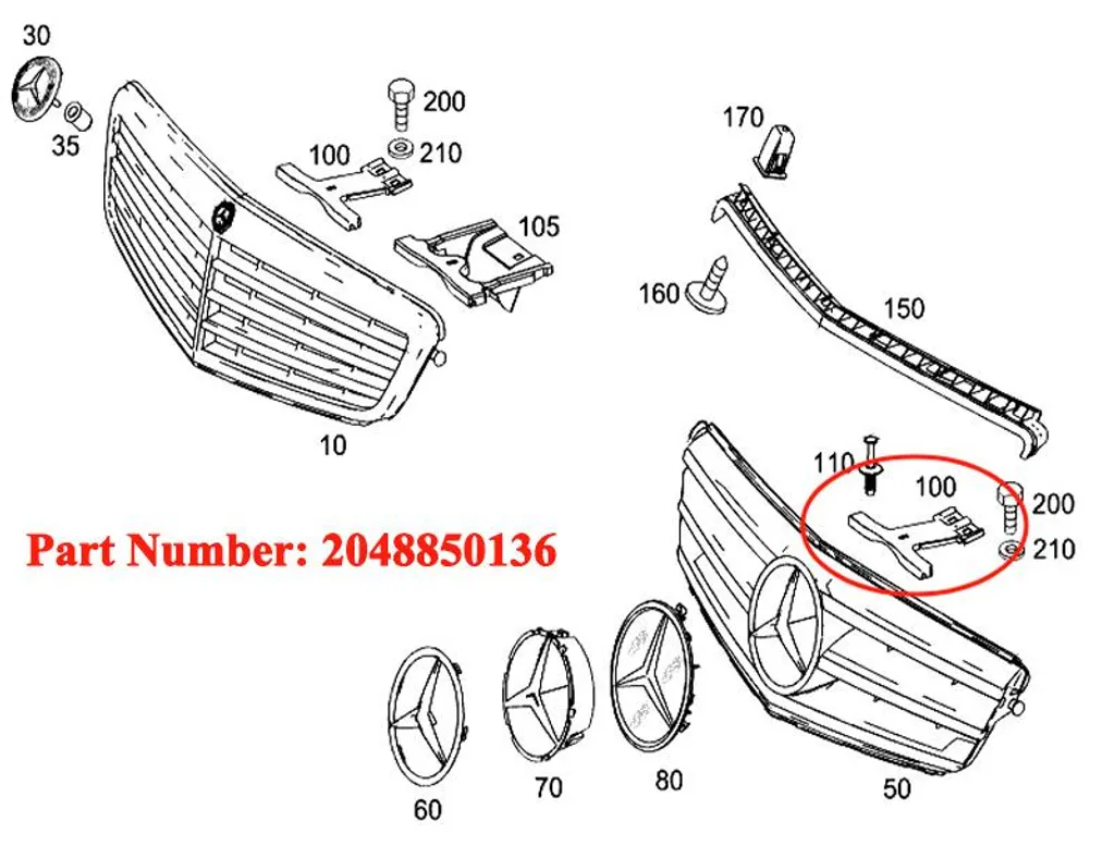 Support de calandre : réparez votre fixation cassée avec ce kit durable