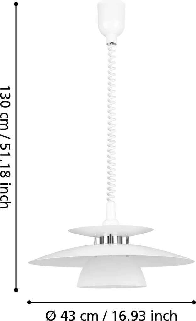 Lampe suspendue classique pour cuisine et table à manger - Eclairage LED