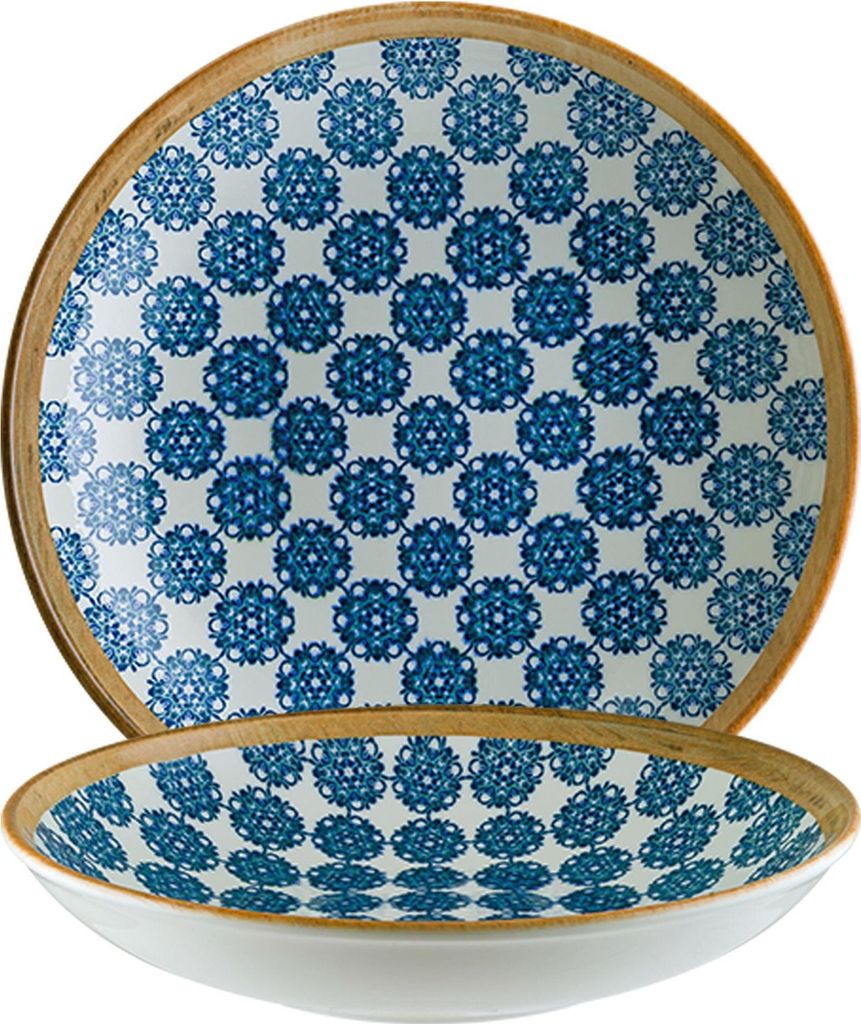 Lotus Bloom Teller tief 23cm - 6 Stück