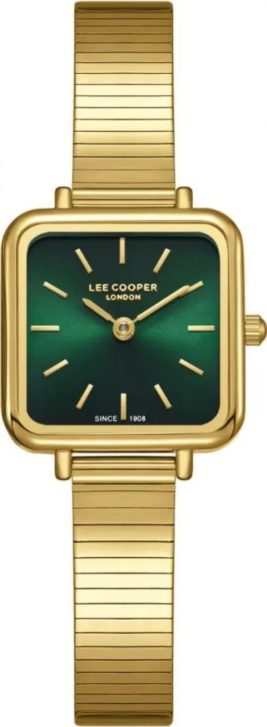 Orologio Donna Lee Cooper Verde LC08138.170 | Design Vintage e Oro