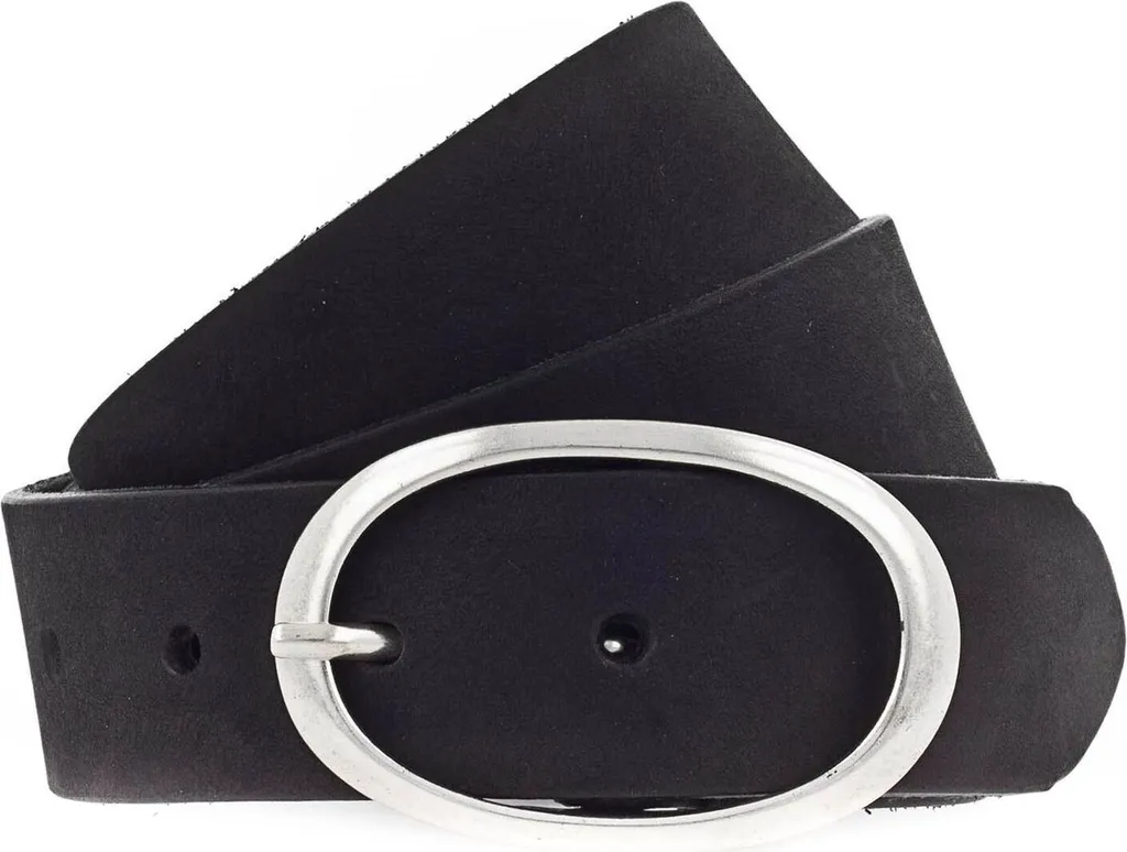 Cintura Vanzetti Classics 35mm W75 Nero - 100% Leather Belt Donna Uomo