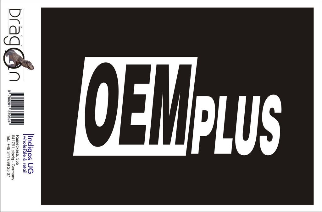 Aufkleber / Autoaufkleber - JDM / Die cut / Auto / OEM - öm plus - 210x100mm schwarz - Heckscheibe / Heckscheibenaufkleber