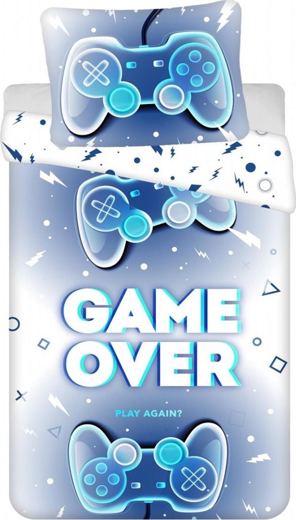 Gamer Game Over - Sada povlečení 135 140x200 Ložní Obrázek produktu 