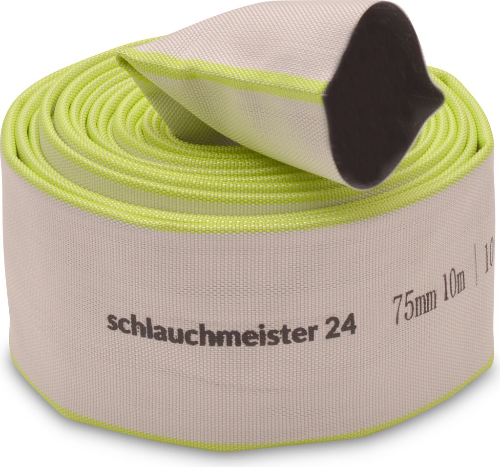 Ø 3 Zoll - 75 mm, 10 Meter Industrieschlauch | Bauschlauch Produktbild 