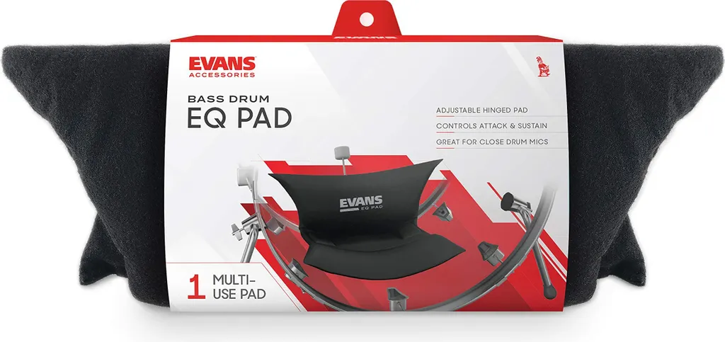 Coussin Amortisseur Evans EQ-PAD pour Contrôle Harmonique Batterie