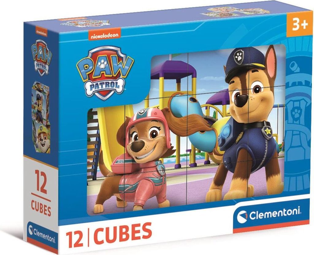 Clementoni GmbH Puzzle Würfelpuzzle - Paw Patrol 12 Teile Produktbild 