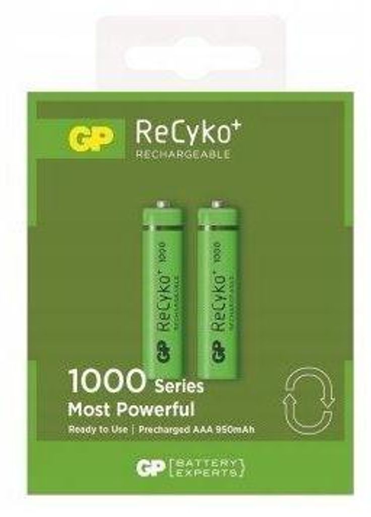 GP Batteries 820mAh, AAA, 1.2V Batteries rechargeables, 820 Image du produit 