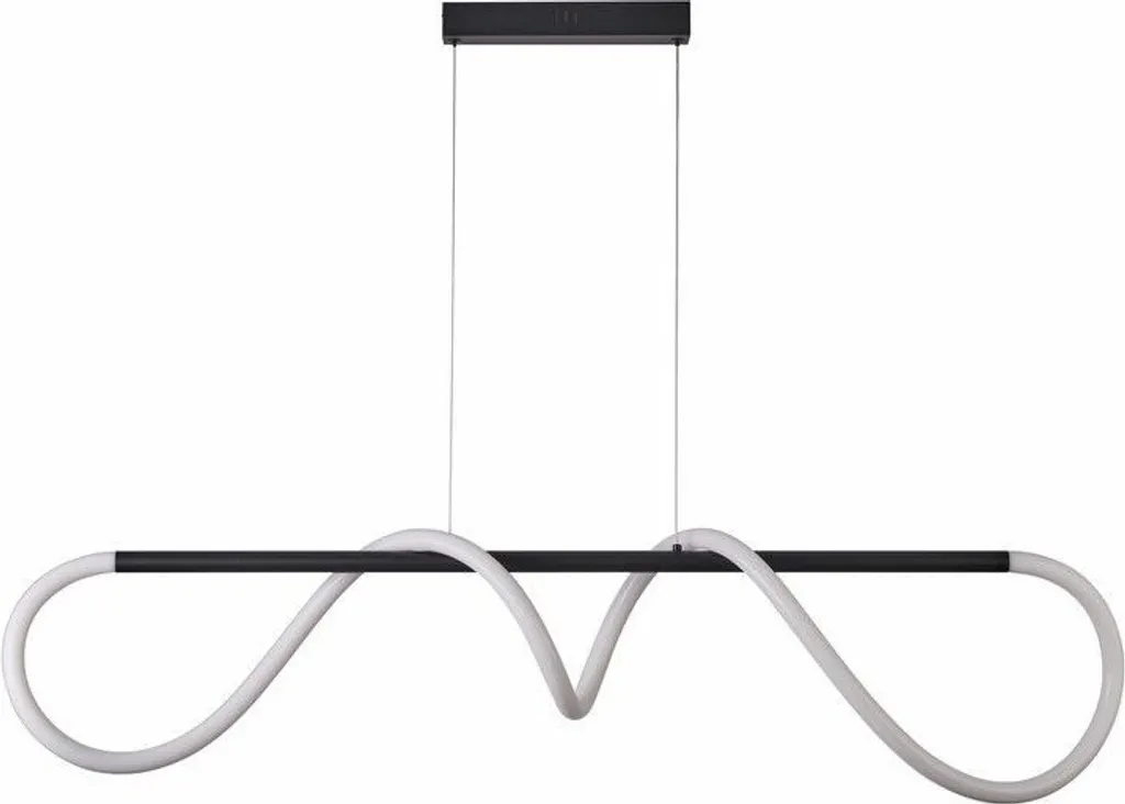 Suspension LED Savanah Reality noire 28W 2240lm blanc neutre 120cm