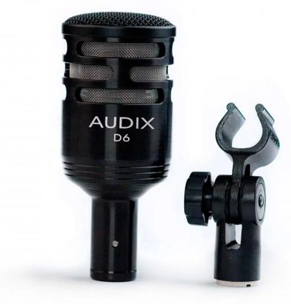 Audix D6 Microphone Dynamique Cardioïde pour Grosse Caisse et Basse - 6
