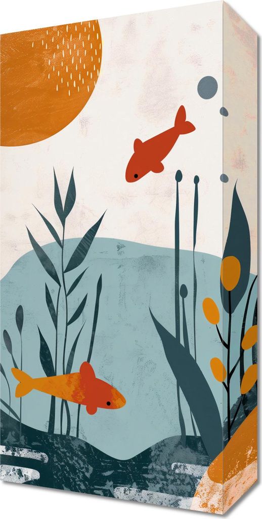 Bild 20x40cm Unterwasserwelt