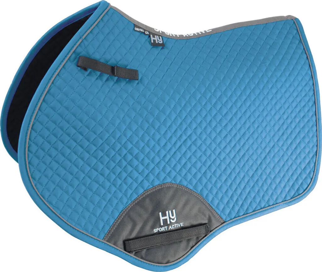 Chabraque Hy Sport Active BZ5207 Bleu Bijou pour Cheval Taille Cob/Full