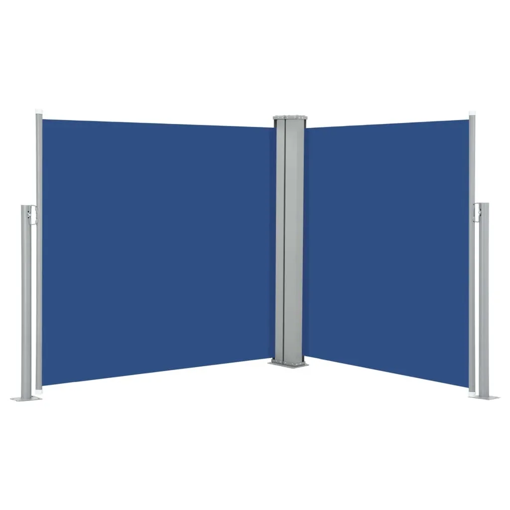 vidaXL Tenda Laterale Estensibile 100x600 Blu | Montaggio Facile e Durata