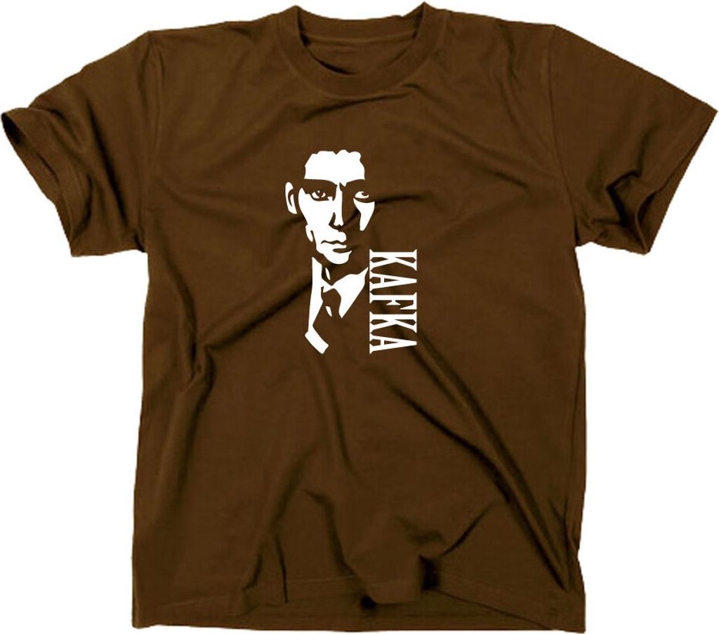 Styletex23 T-Shirt Franz Kafka, braun, L
