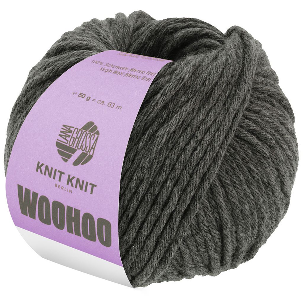 Lana Grossa - Woohoo 50g 0013 dunkelgrau