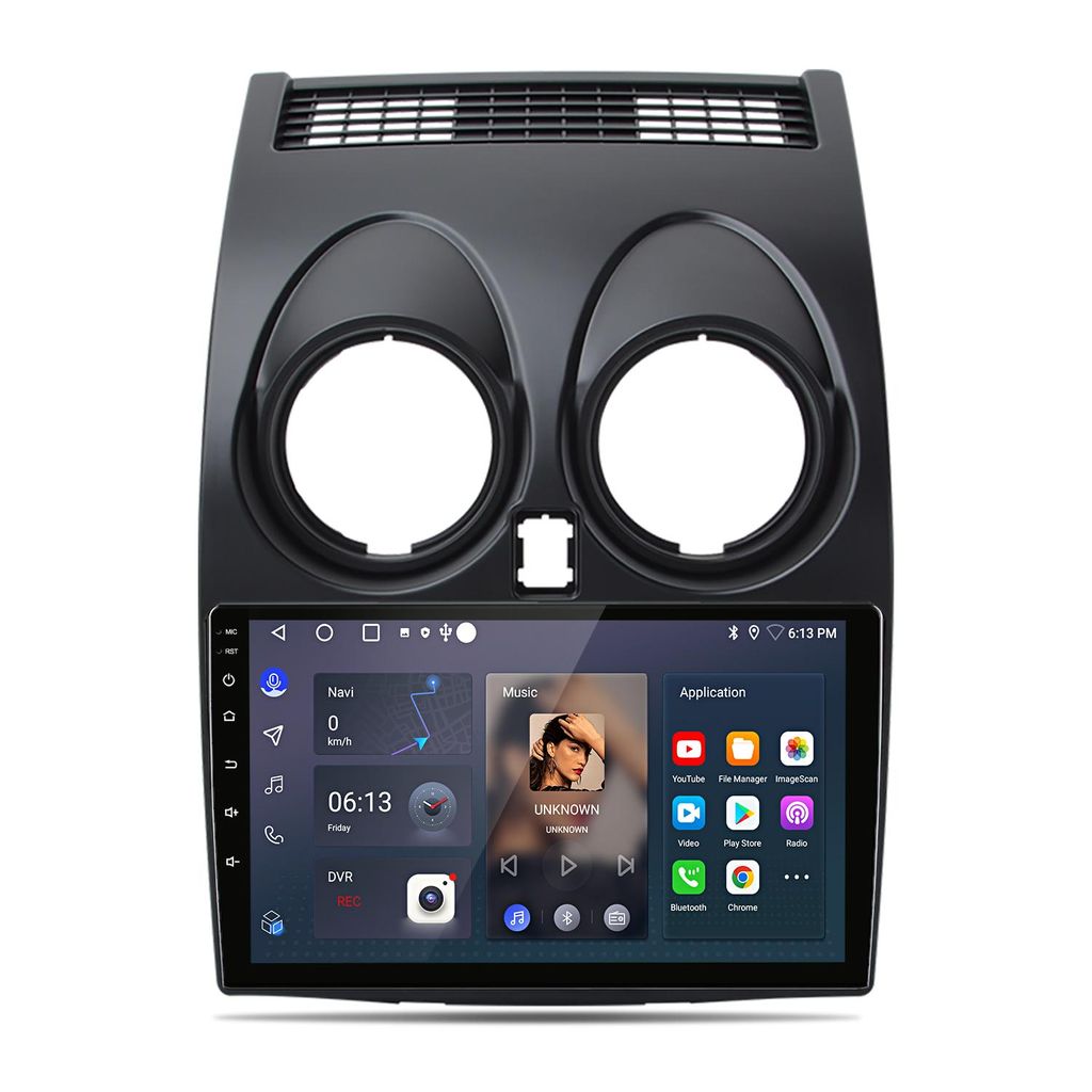 9''Andriod 15 Autoradio Carplay Andriod Auto Für Nissan Qashqai 1 J10 2006-2013 GPS Navi WIFI Bluetooth FM RDS SWC DSP 2Din 8Kern 4+64GB