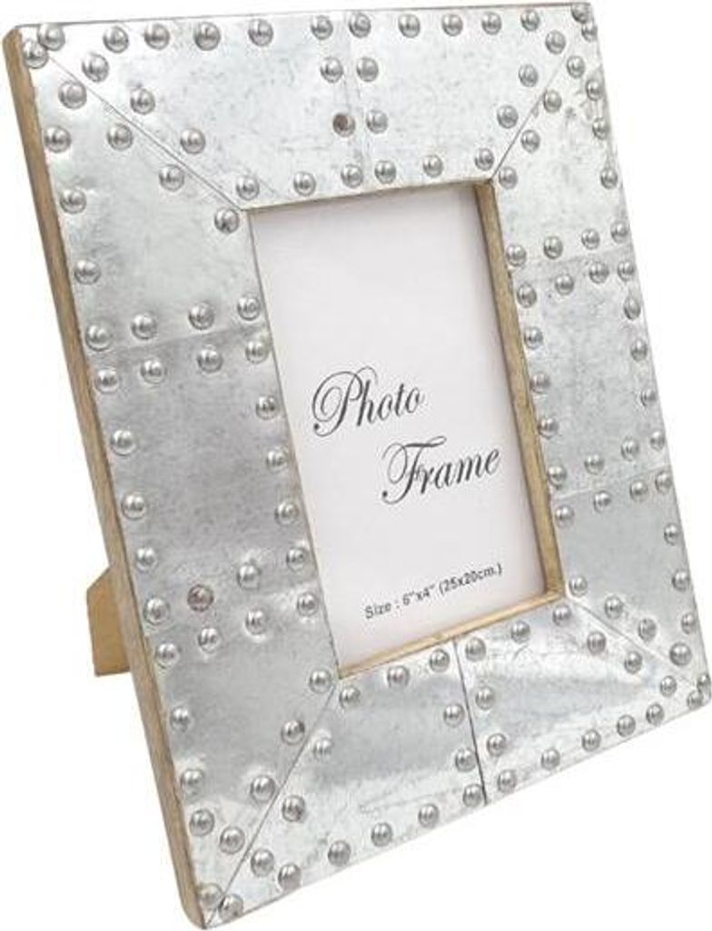 Fotorahmen aus Holz "Silber" Fotoformat 15x10cm | 30158