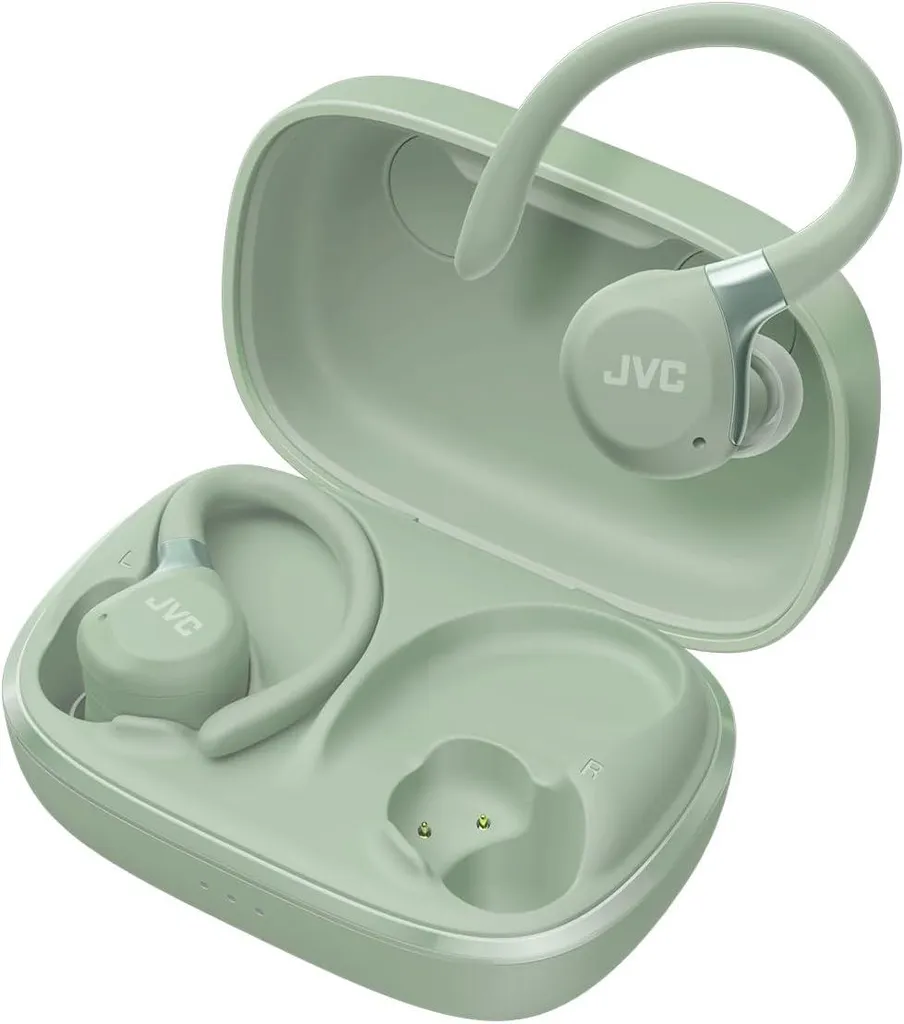 In-Ear-Kopfhörer mit verstellbaren Bügeln, Active Noise Cancelling, Umgebungsmodus, IP57, 40 Std. Akkulaufzeit, App-EQ, geringe Latenz, Mikrofon