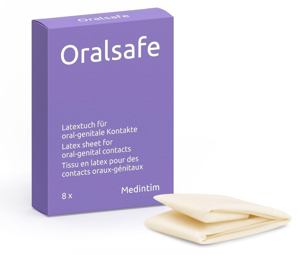 Medintim Oralsafe Lecktücker - 8 Stück - neutral - aus Produktbild 