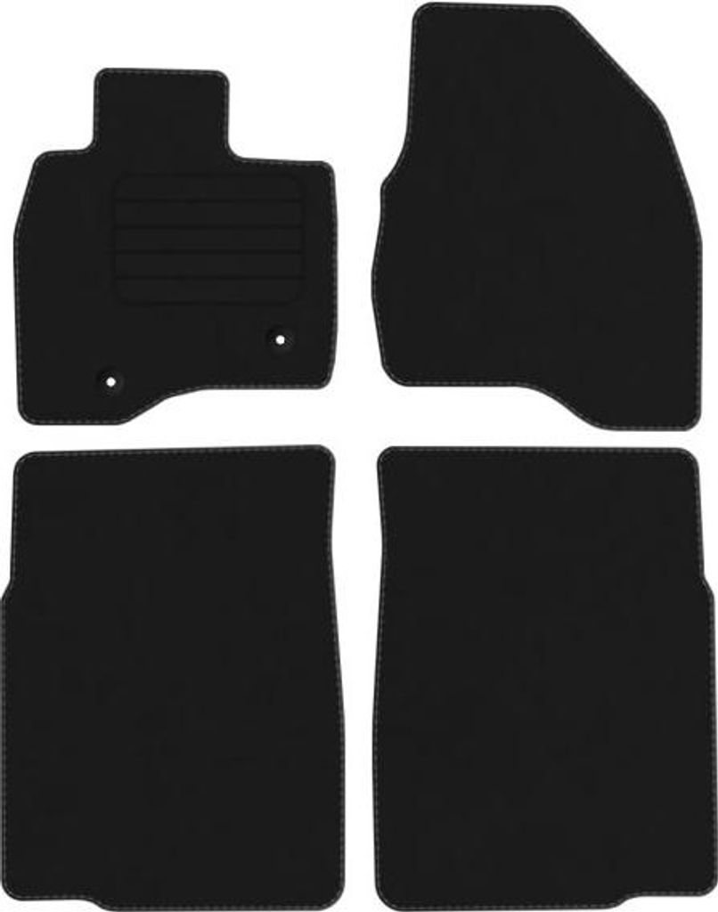 Velours Fußmatten für Ford Explorer V Bj. 2015 – 2019 Automatten Passform BASIC