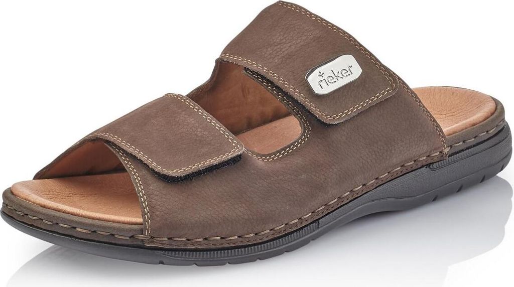 Rieker Pantolette - Braun Glattleder Größe: 43 Normal Produktbild 85