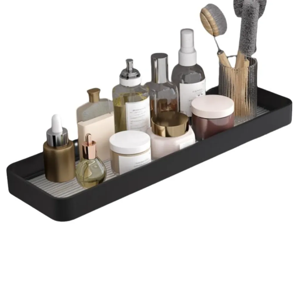 Rangement mural pour douche et chambre - Acrylique sans trou - 40 cm