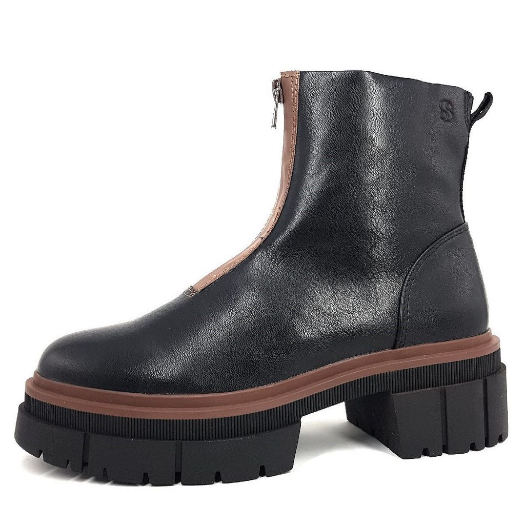 s.Oliver Damen Stiefel in Schwarz, Größe 38