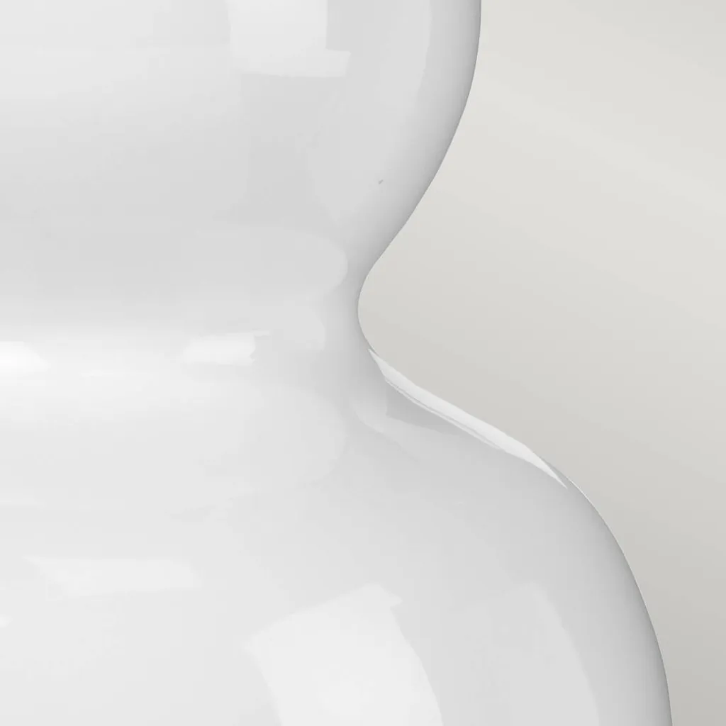 Grande lampe Isla décorative en céramique peinte Elstead - 60W E27 - 6