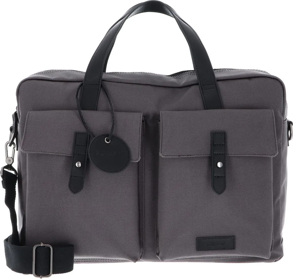Sac Ordinateur Portable Business en Tissu Résistant Gris Foncé Picard