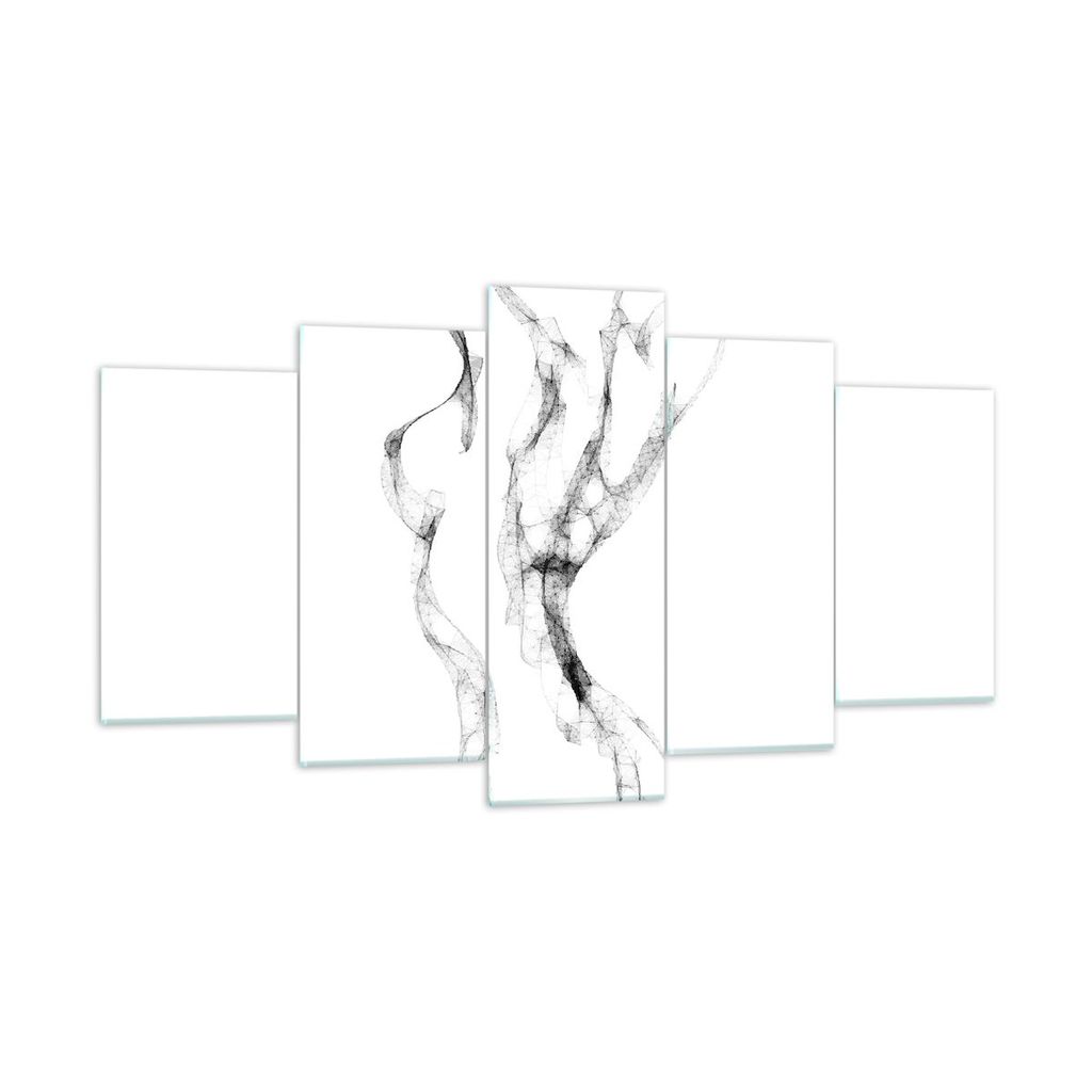 Bilder auf glas - 5 Teile - Frau Körper Nacktheit - 160x85cm - Glasbilder - Wandbilder - Bilder - zum Aufhängen bereit - Wanddekoration aus Glas ...