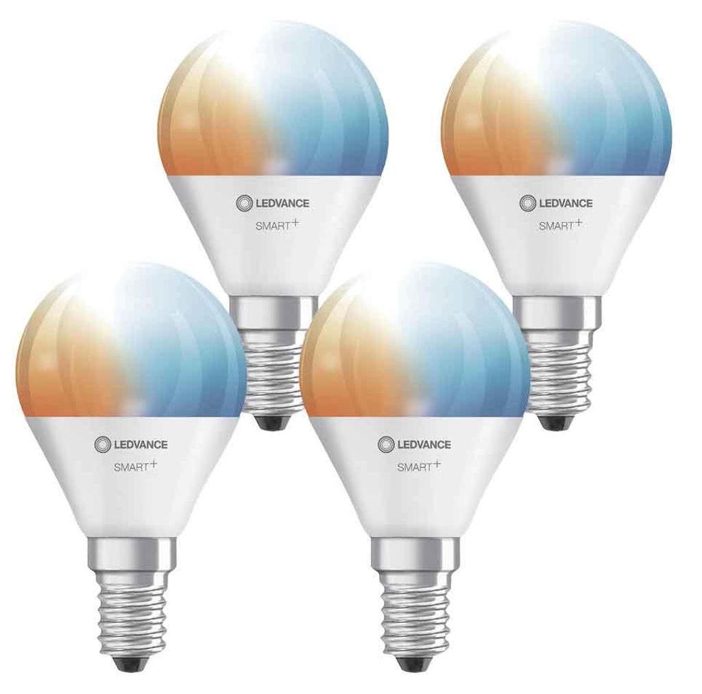 LEDVANCE Smart+ 4.9W E14 2700K 4PACK LED-Tropfen, Sockel Produktbild 