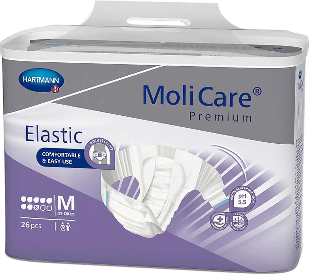Hartmann MoliCare® Premium Elastic, 8 gocce - misura M | Immagine del prodotto 
