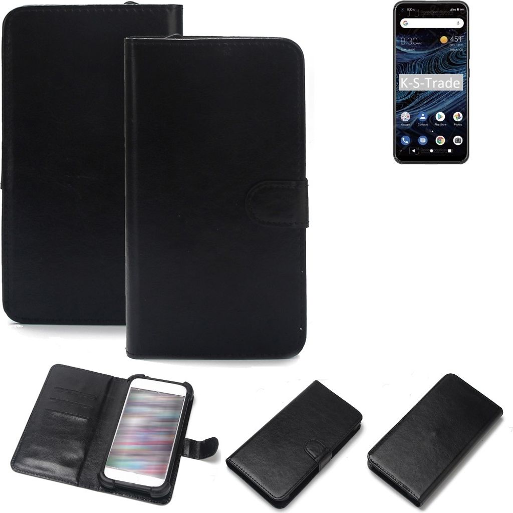 K-S-Trade Handyhülle Schutzhülle kompatibel mit ZTE Blade X1 Handy Schutz Hülle Handyhülle Bumper schwarz 1x