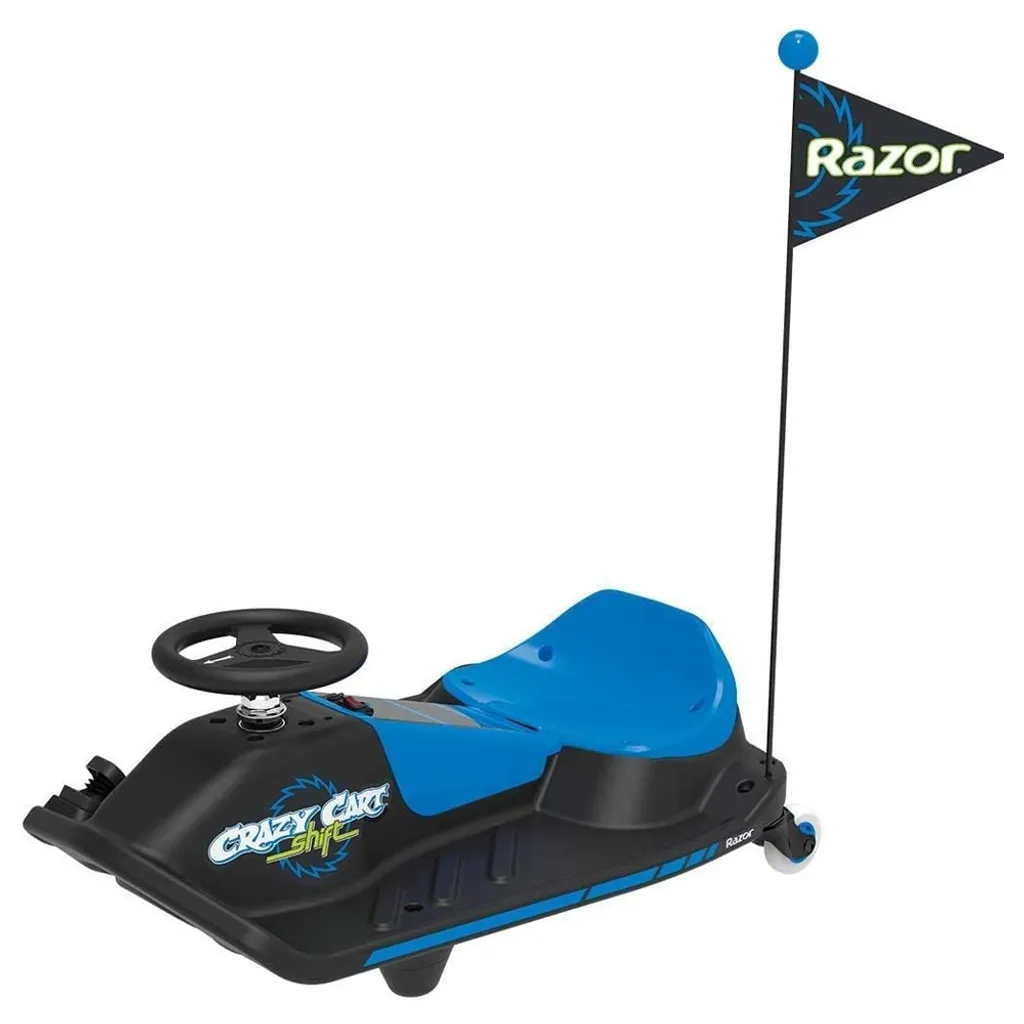 Razor Crazy Cart Shift Noir et Bleu 25173840 - Kart Électrique Enfant