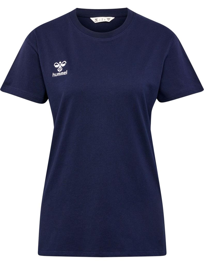hummel T-Shirt Rundhalsausschnitt gesticktes Logo Regular fit Größe: XXL