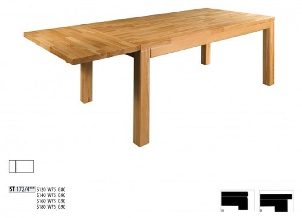 Esstisch Holz Tische Wohn Ess Zimmer Tisch 140x90cm Massiv Massivholz Esstische